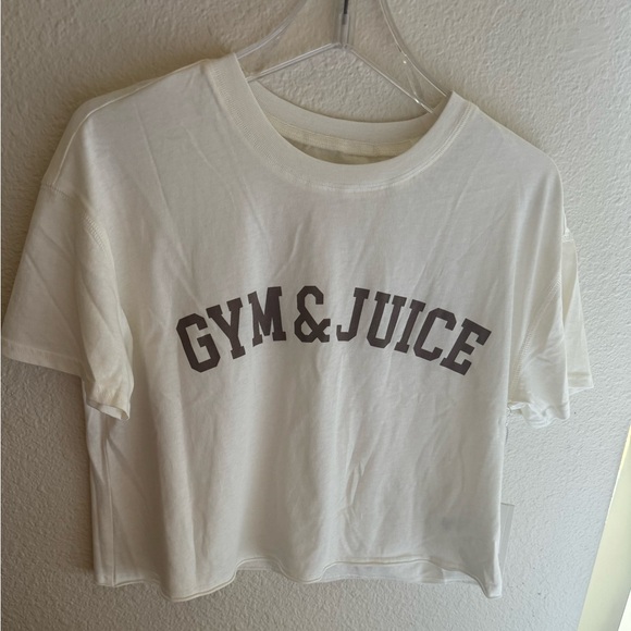 Z supply GYM AND JUICE CROP TOP SHIRT XS BRAND NEW - Picture 5 of 6